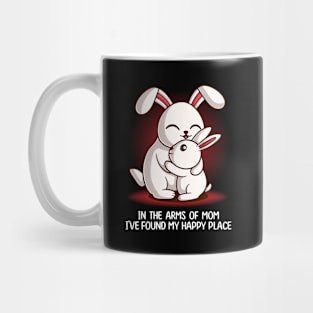 Cute Kawaii Bunny Hugging His Mom | Gift For Mothers Day Mug